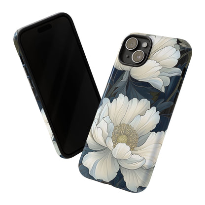 Elegant Floral Phone Case, Floral iPhone Cover, Flower Art Phone Case, Eco-Friendly Mobile Protection, Tough & Stylish Phone Case