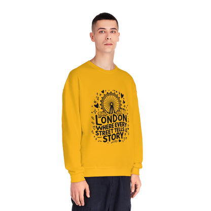 Unisex NuBlend® Crewneck Sweatshirt - London Calm Streets