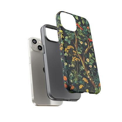 Floral iPhone Case, Nature Inspired Tough Case, Botanical Phone Cover, Eco-Friendly Gift, Unique Floral Design