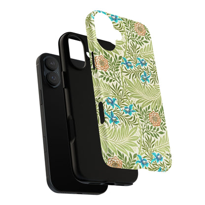 Tough Cases Phone Case, Botanical Print Phone Cover, Floral Smartphone Accessory, Nature-Inspired Tech Gear, Gift for Plant Lovers