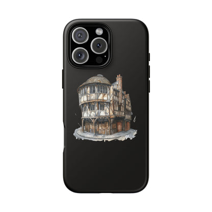 Stylish Phone Case featuring Unique Building Design, Art Lover Gift, Durable Phone Cover, Trendy Gadget Accessory, Unique Gift for Her
