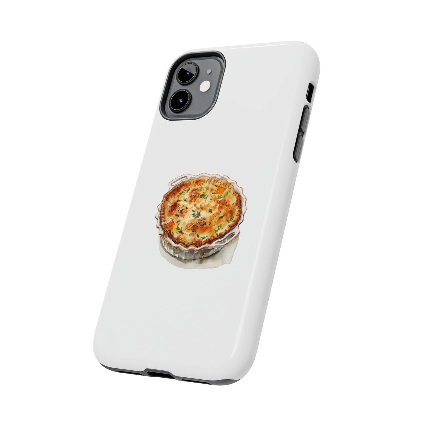 Cute Quiche Phone Case - Tough Protection for Food Lovers
