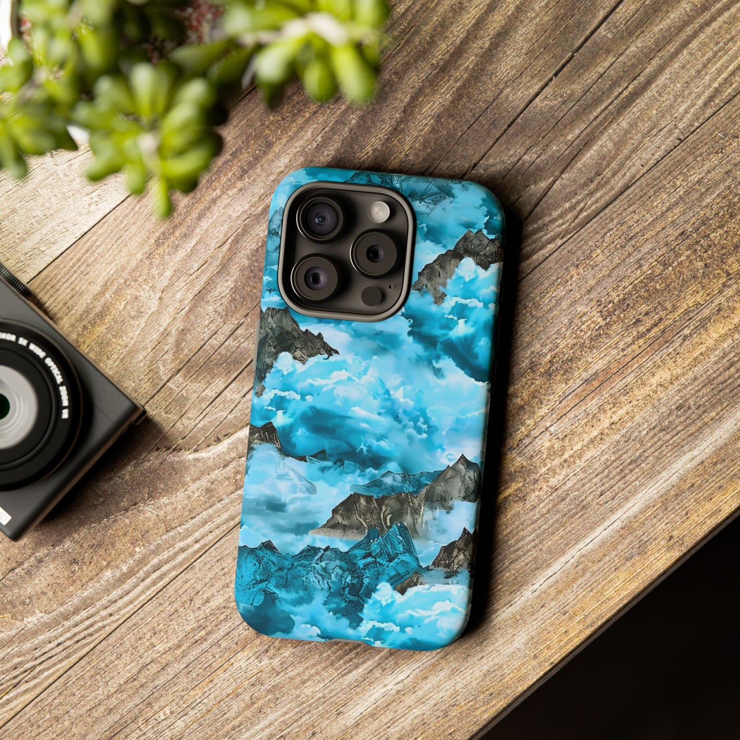 Mountain Wave Phone Case - Adventure Gear, Outdoor Gifts, Stylish Cases, Trendy Accessories, Nature Lovers