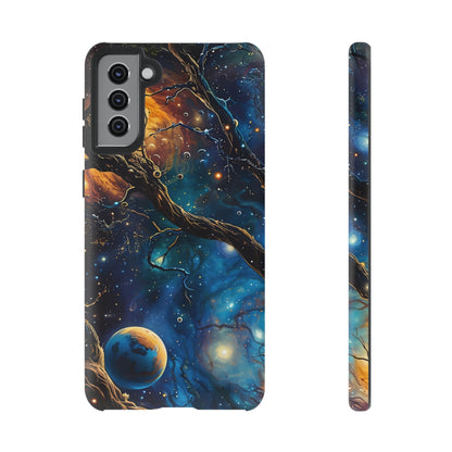 Galaxy-Themed Phone Case, Astronaut Gift, Space Lover Accessory, Unique Phone Cover, Cosmic Art Case