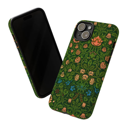 Crimson Leaf Whirl – Phone Case - Tough Cases