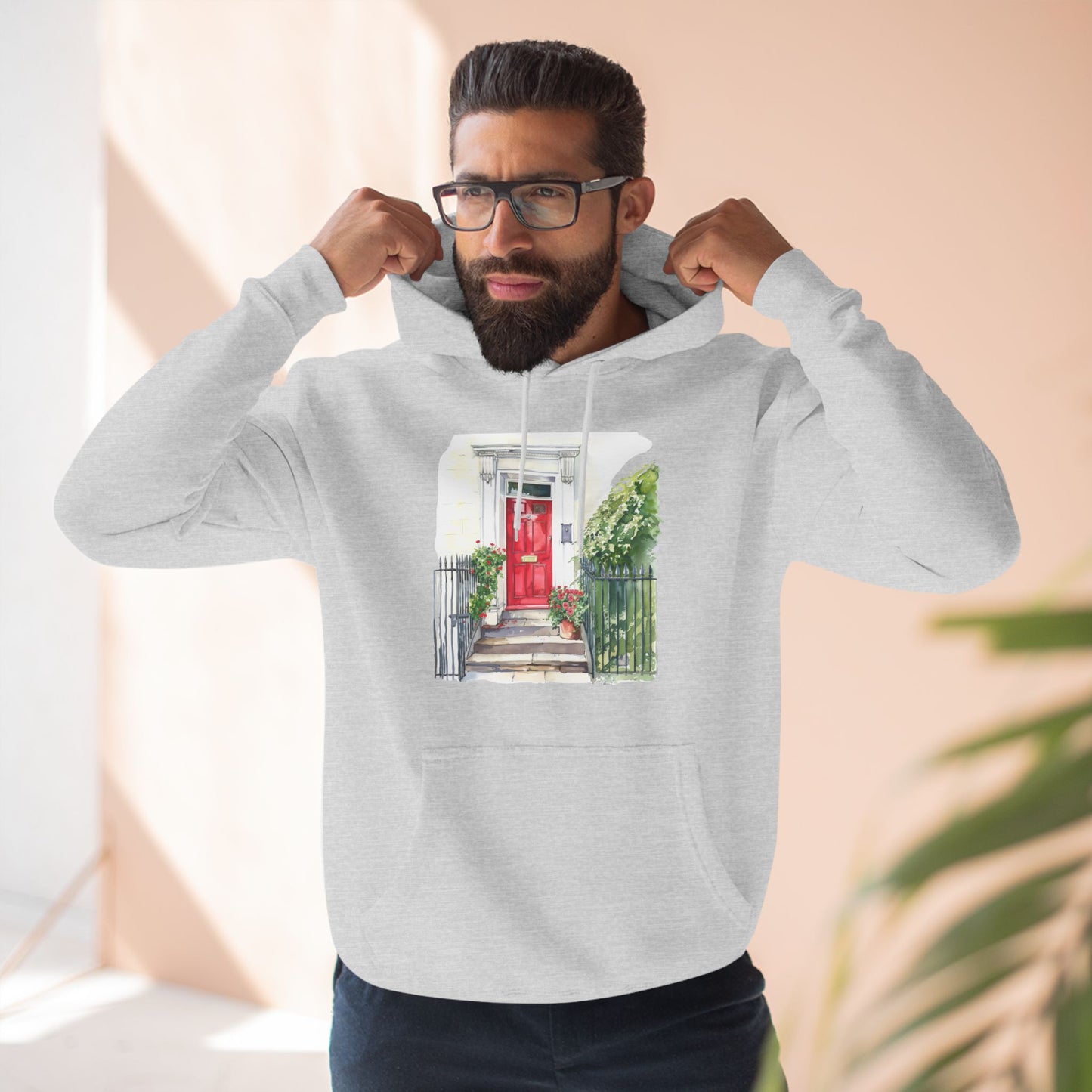 Three-Panel Fleece Hoodie - England's Enduring Natural Beauty
