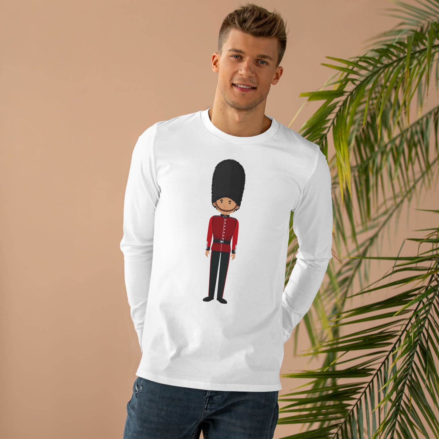 Men’s Base Longsleeve Tee - British Soldier - Classic Military Elegance and Honorable