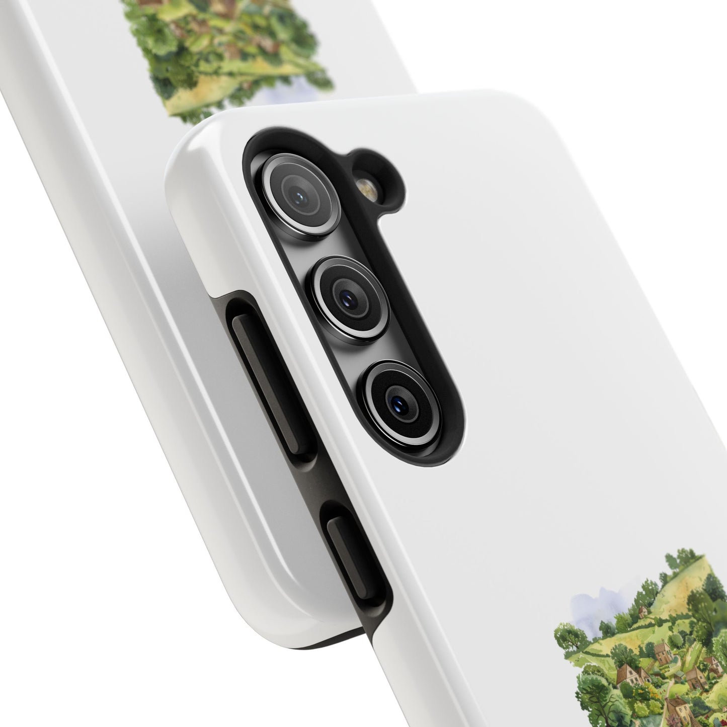 Charming Village Art Phone Cases, Durable Tough Cases for Nature Lovers, Eco-Friendly Gift, Phone Accessories for Holidays