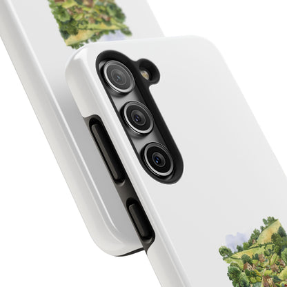 Charming Village Art Phone Cases, Durable Tough Cases for Nature Lovers, Eco-Friendly Gift, Phone Accessories for Holidays