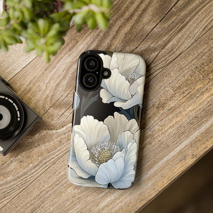 Floral Phone Case, Tough Cases for Women, Stylish Phone Cover, Floral Design Phone Protector, Nature Inspired Tech Accessories