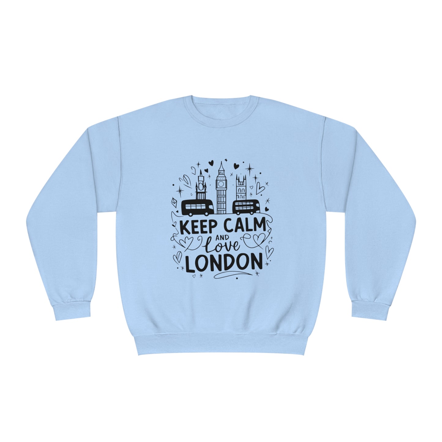 Unisex NuBlend® Crewneck Sweatshirt - Keep Calm and love London