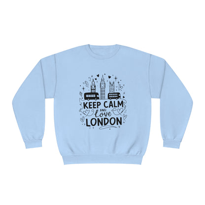 Unisex NuBlend® Crewneck Sweatshirt - Keep Calm and love London