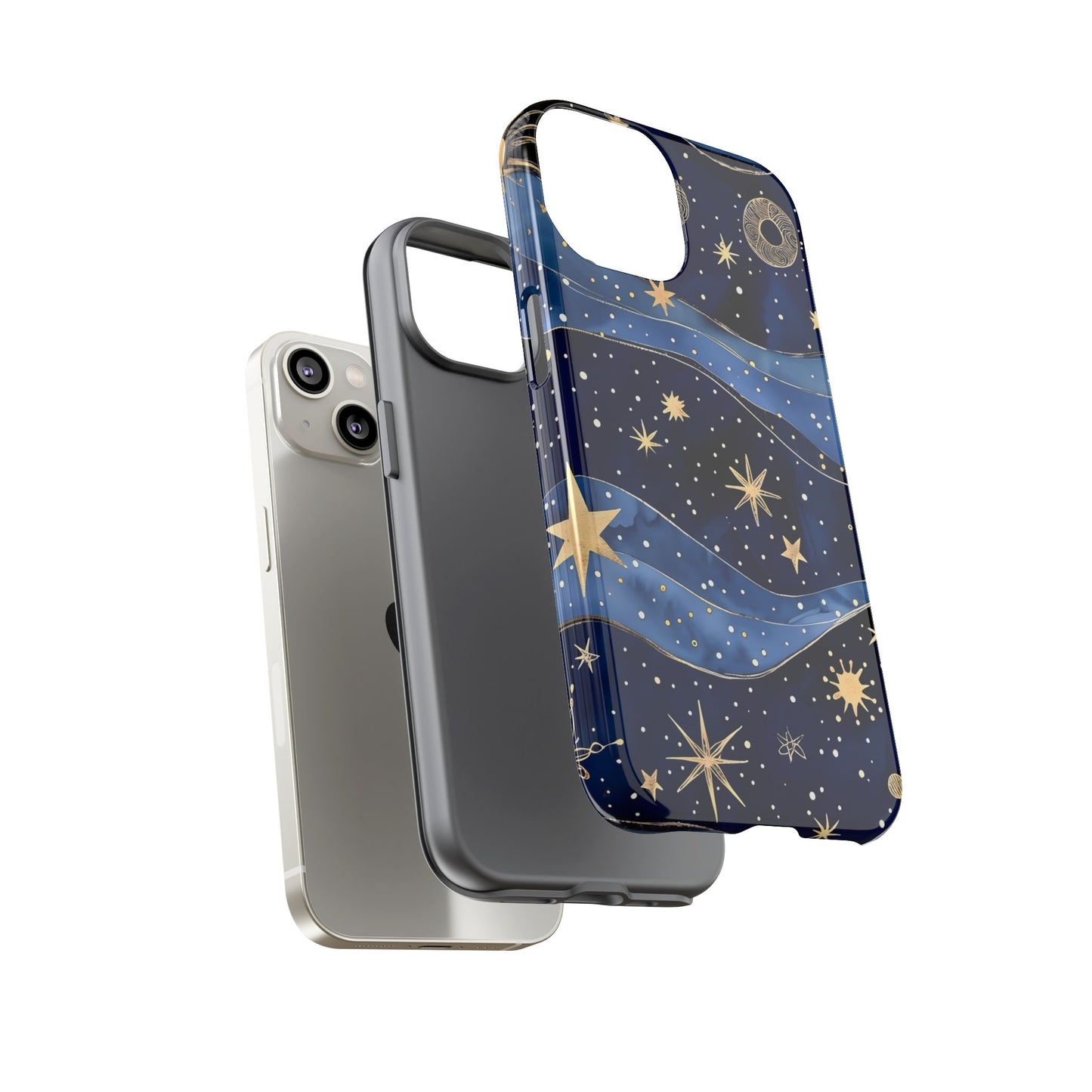 Cosmic Phone Case - Tough Cases, Galaxy Art, Starry Sky, Trendy Accessories, Space Lover Gift, Celestial Design