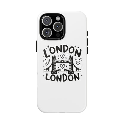 Love London Bridge Phone Case, Tough Cases for London Lovers, Cute Protection, Travel Gift, Phone Accessory, Design with Love