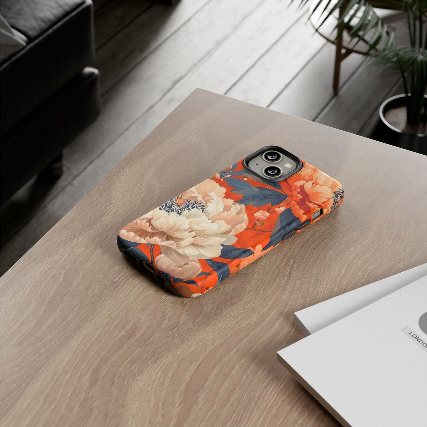 Floral Tough Case, Durable Floral Phone Case, Stylish Protection Case, Gift for Her, Spring Accessories, Mother’s Day Gift