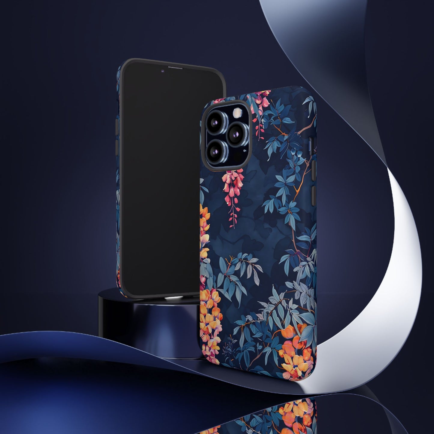 Floral iPhone Case, Tough Phone Cover, Gift for Her, Nature Lover Accessory, Spring Decor, Unique Floral Design