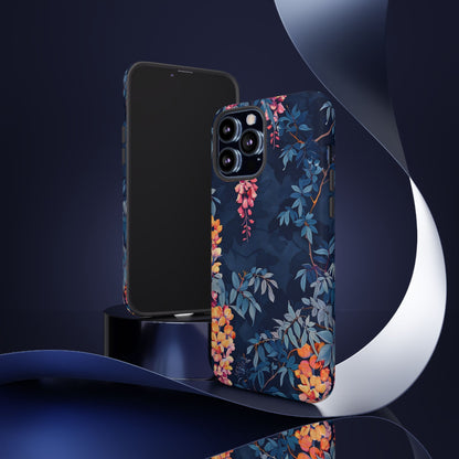 Floral iPhone Case, Tough Phone Cover, Gift for Her, Nature Lover Accessory, Spring Decor, Unique Floral Design