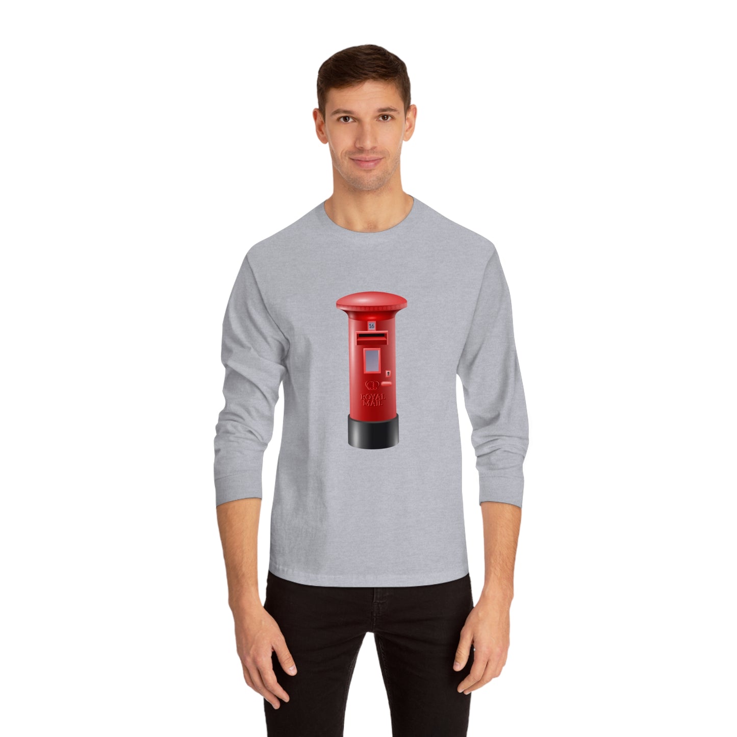 Unisex Classic Long Sleeve T-Shirt - UK Royal Mailbox Design