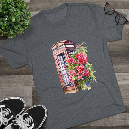 London Aesthetic Trendy Unisex Tri-Blend Crew Tee