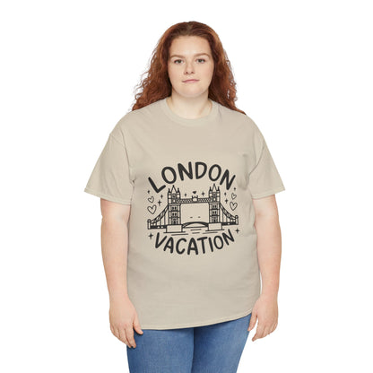 Unisex Heavy Cotton Tee - London's Cozy Vacations