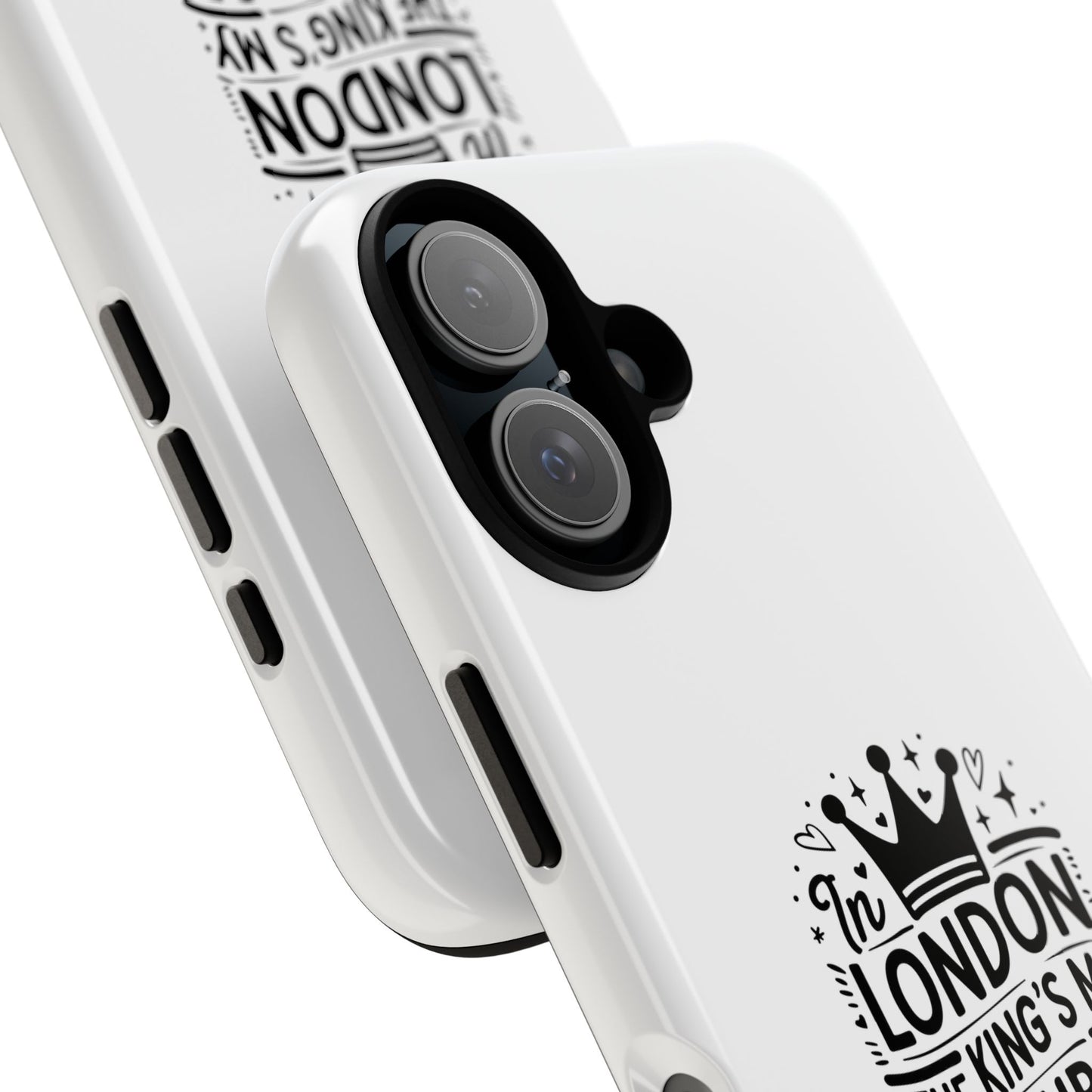 London-Themed Tough Phone Case - Chic & Stylish Protection