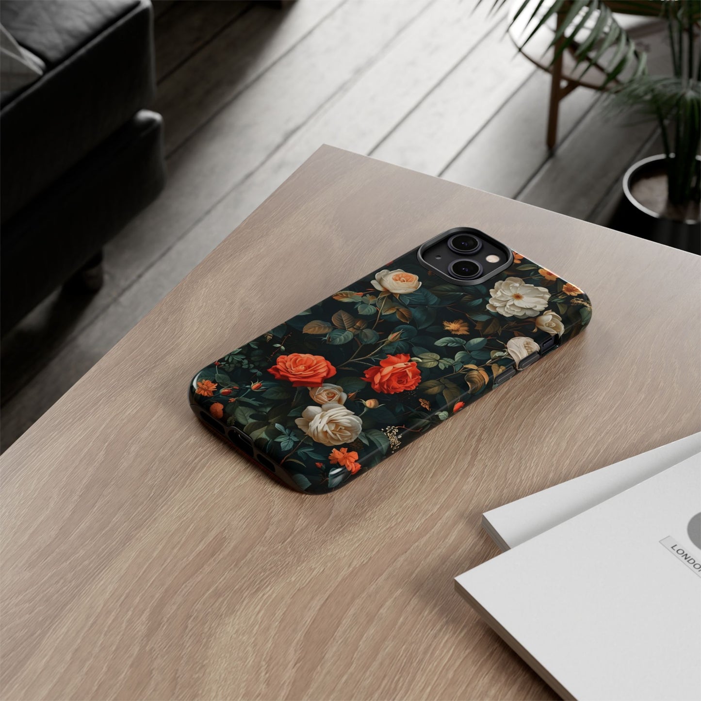 Floral Phone Case | Tough Cases with Elegant Design | Gift for Her, Mother's Day, Birthdays, Personalized, Trendy Tech Accessories
