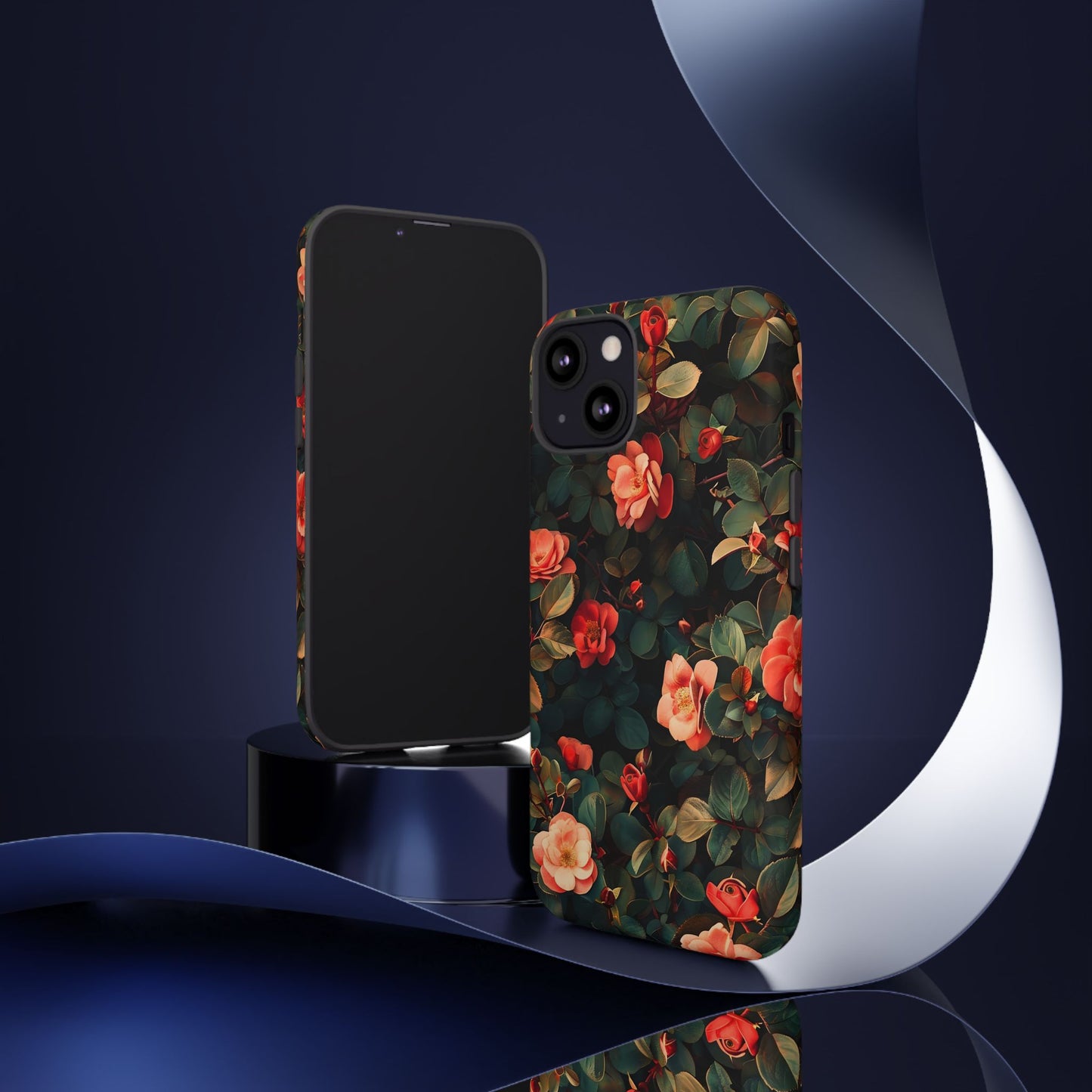 Floral Phone Case - Elegant Floral Design, Tough Protective Case, Perfect Gift for Her, Trendy Phone Accessories, Mother’s Day, Birthday