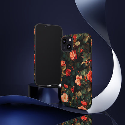 Floral Phone Case - Elegant Floral Design, Tough Protective Case, Perfect Gift for Her, Trendy Phone Accessories, Mother’s Day, Birthday