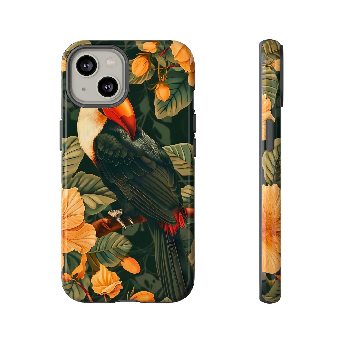 Tropical Toucan Phone Case, Exotic Bird Cover, Nature Lover Gift, Eco-Friendly Design, Customizable Tech Accessory