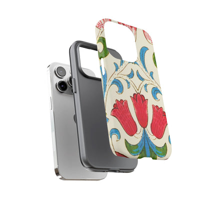 Floral Phone Case - Tough Cases | Stylish Protection, Gift for Her, Boho Phone Cover, Spring Accessory, Cute Tech