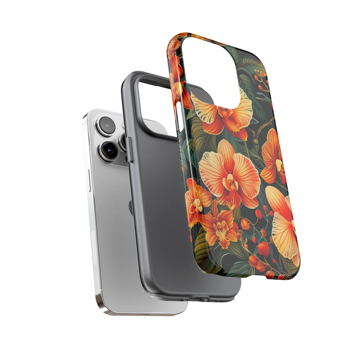 Floral Phone Case - Tough Cases, Protective Cover, Gift for Her, Smartphone Accessory, Floral Design, Nature-Inspired