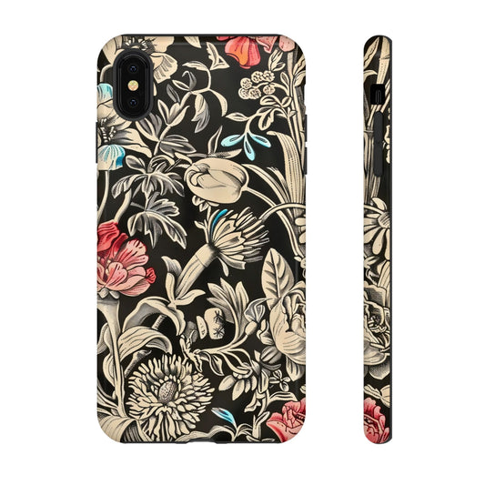 Floral Phone Case, Tough Cases, Flower Design, Gift for Her, Spring Accessory, Unique Phone Cover, Eco-Friendly