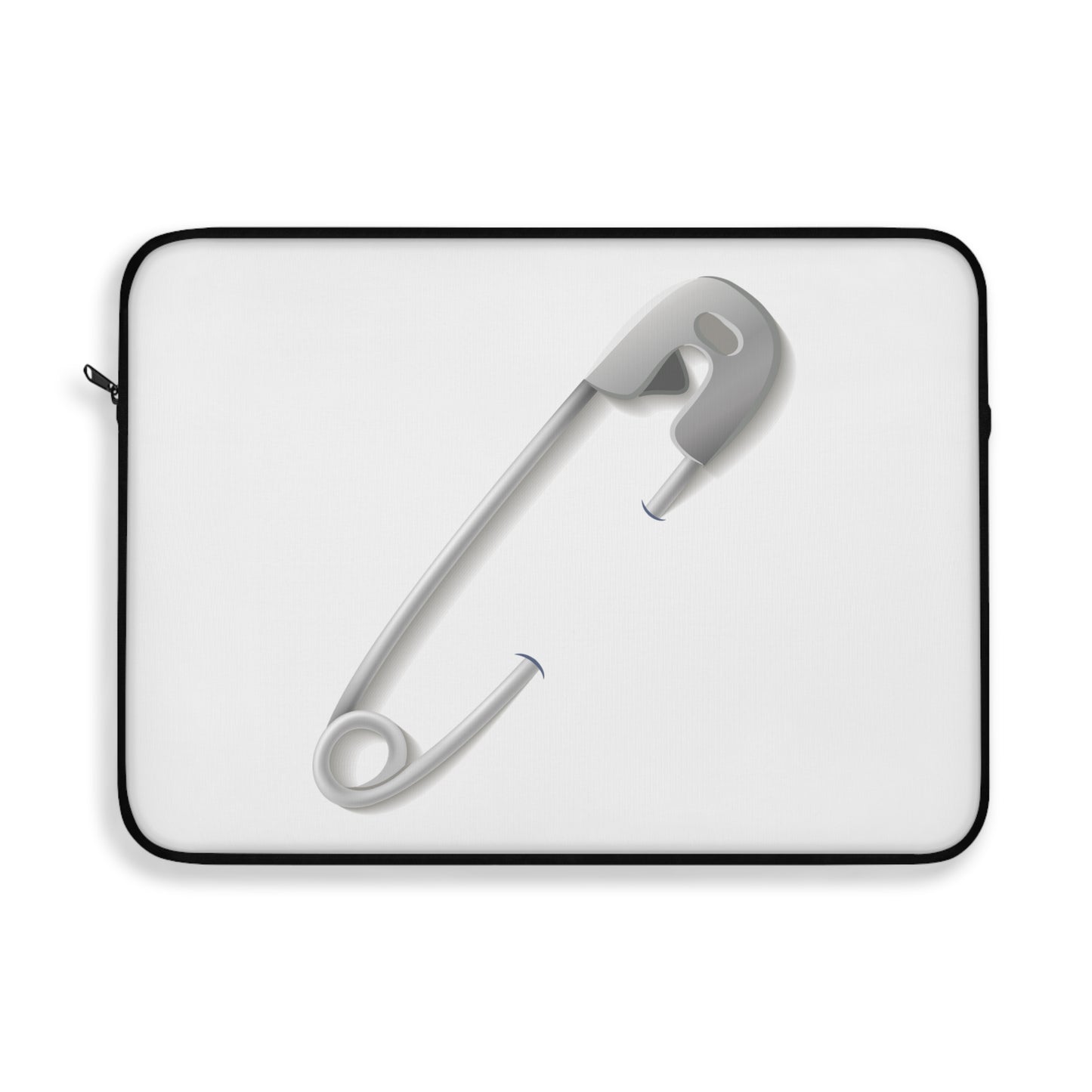 Minimalist Laptop Sleeve with Safety Pin Design, Modern Tech Accessory, Gift for Students, Stylish Protection for Laptops