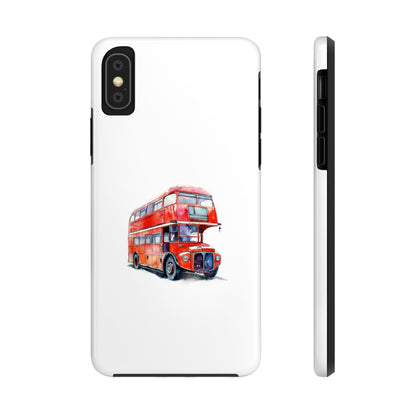 London Bus Tough Phone Case - Stylish Protection for Urban Adventurers