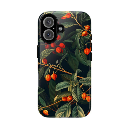 Tough Cases, Floral Phone Case, Nature-Inspired Tech, Unique Gift, Phone Accessory, Botanical Design, Fall Vibes