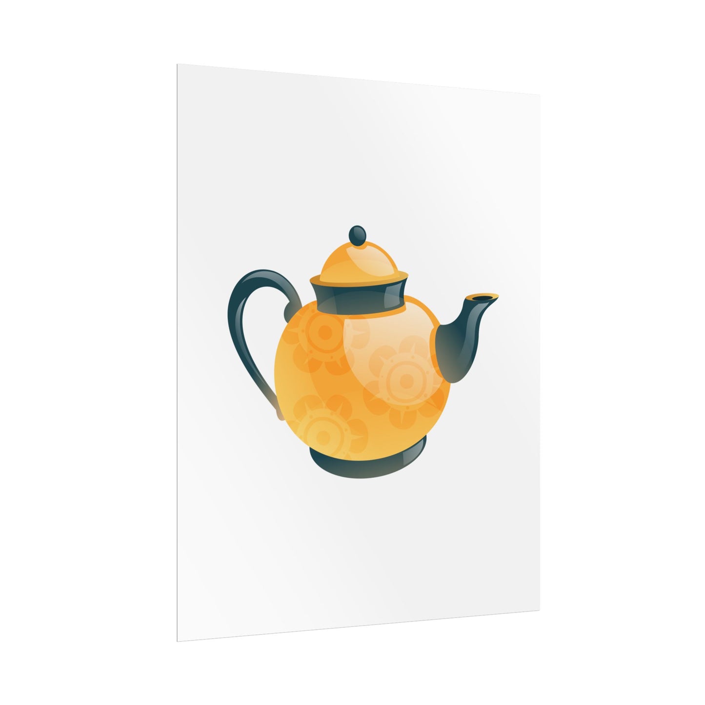 Vintage Tea Pot Rolled Posters