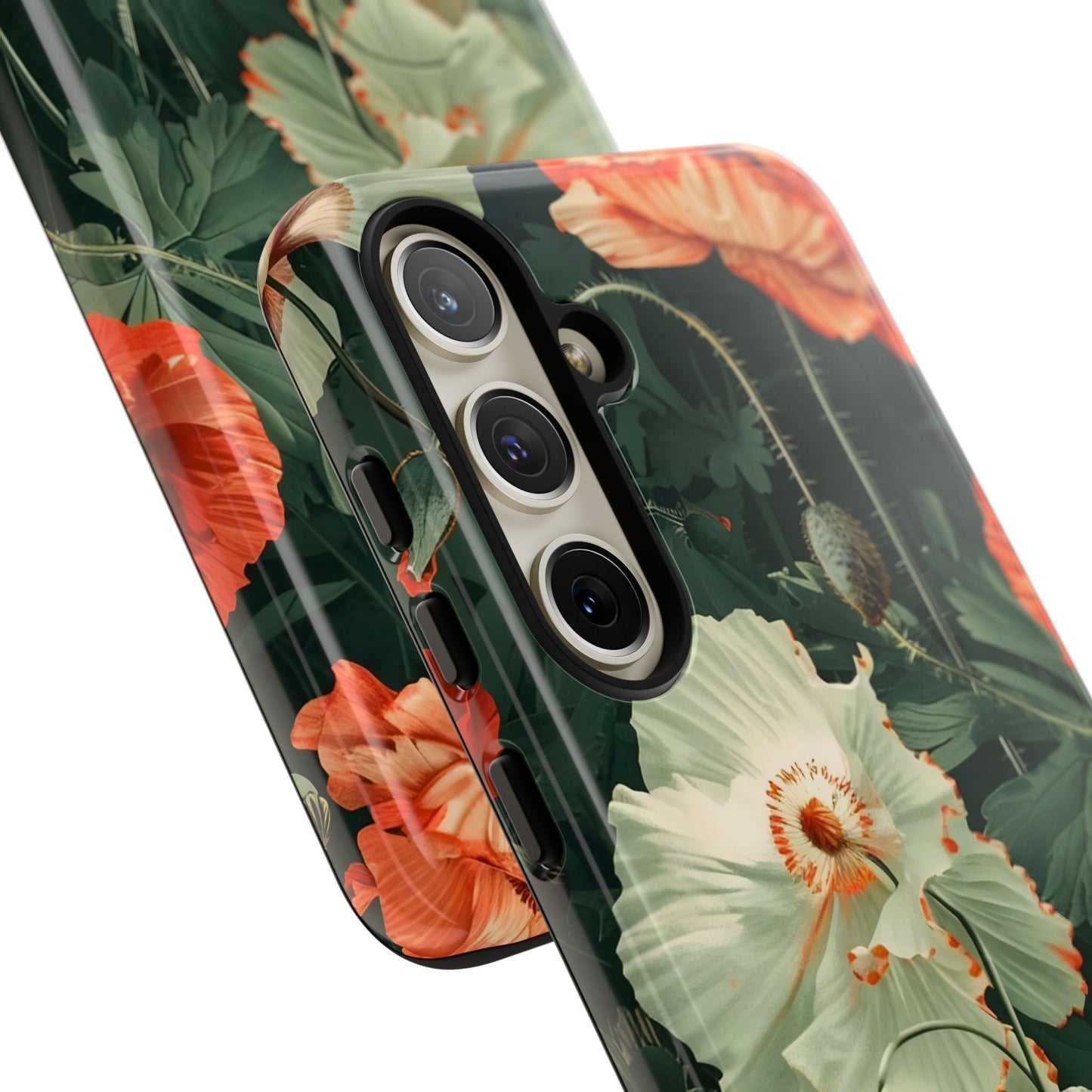 Floral Phone Case - Tough Cases, Botanical Design, Gift for Friends, Trendy Mobile Cover, Personalized Phone Accessory