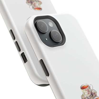 Charming Magnetic Tough Cases - Unique Art Phone Covers, Gift for Tea Lovers, Cute Phone Accessories, Stylish Tech Gifts