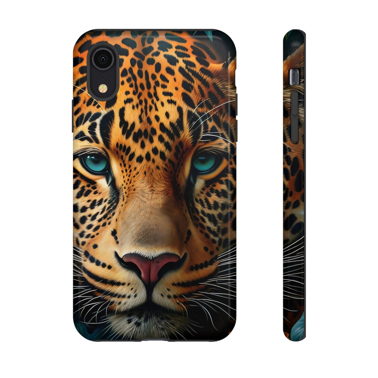 Leopard Print Phone Case, Tough Cases for Animal Lovers, Unique Phone Cover Gift, Stylish Tech Accessory, Wild Animal Art