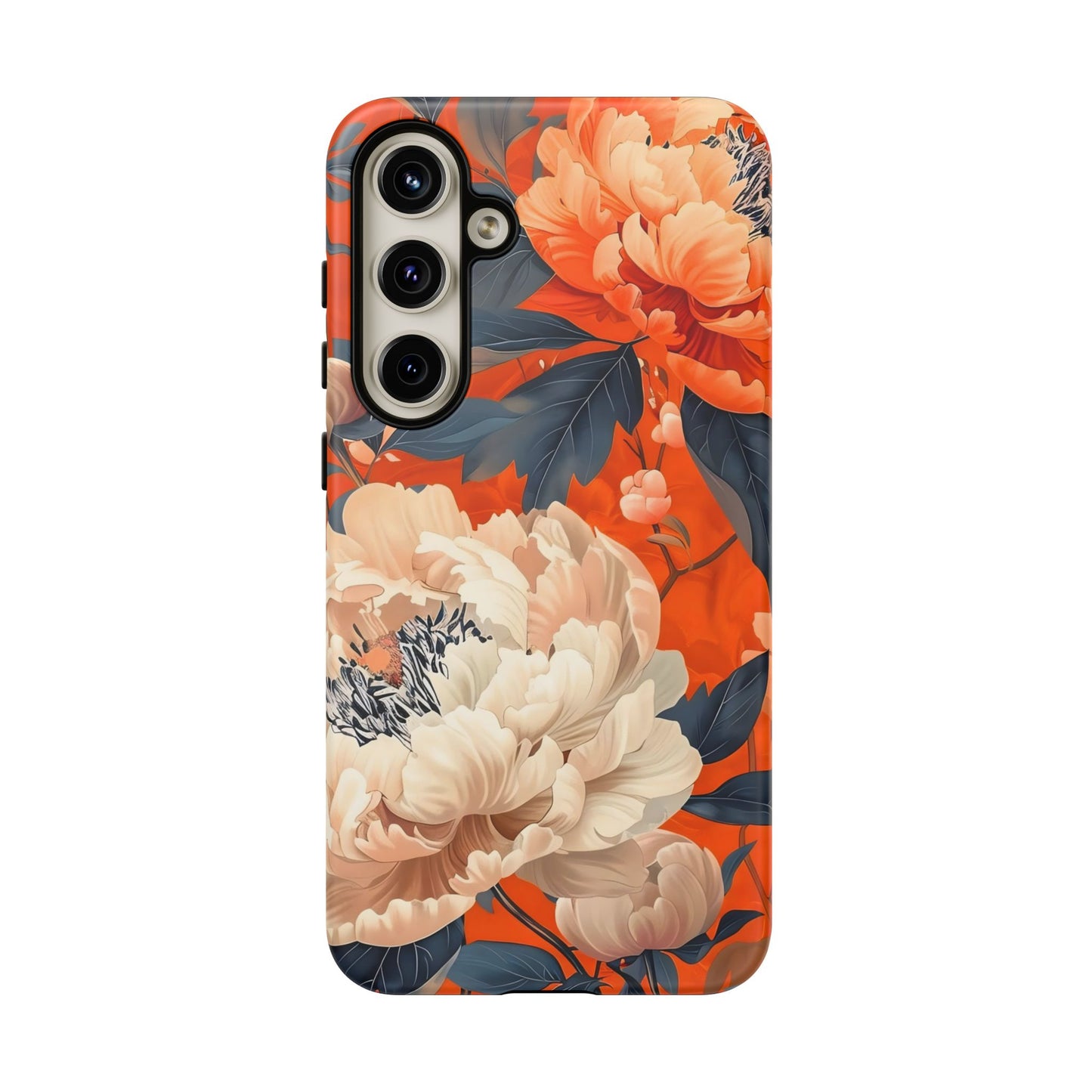 Floral Tough Case, Durable Floral Phone Case, Stylish Protection Case, Gift for Her, Spring Accessories, Mother’s Day Gift
