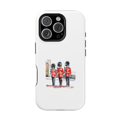 Stylish Magnetic Phone Case with Guards Design, Fun Phone Cover, Unique Gifts for Tech Lovers, Elegant Protection for All Phones