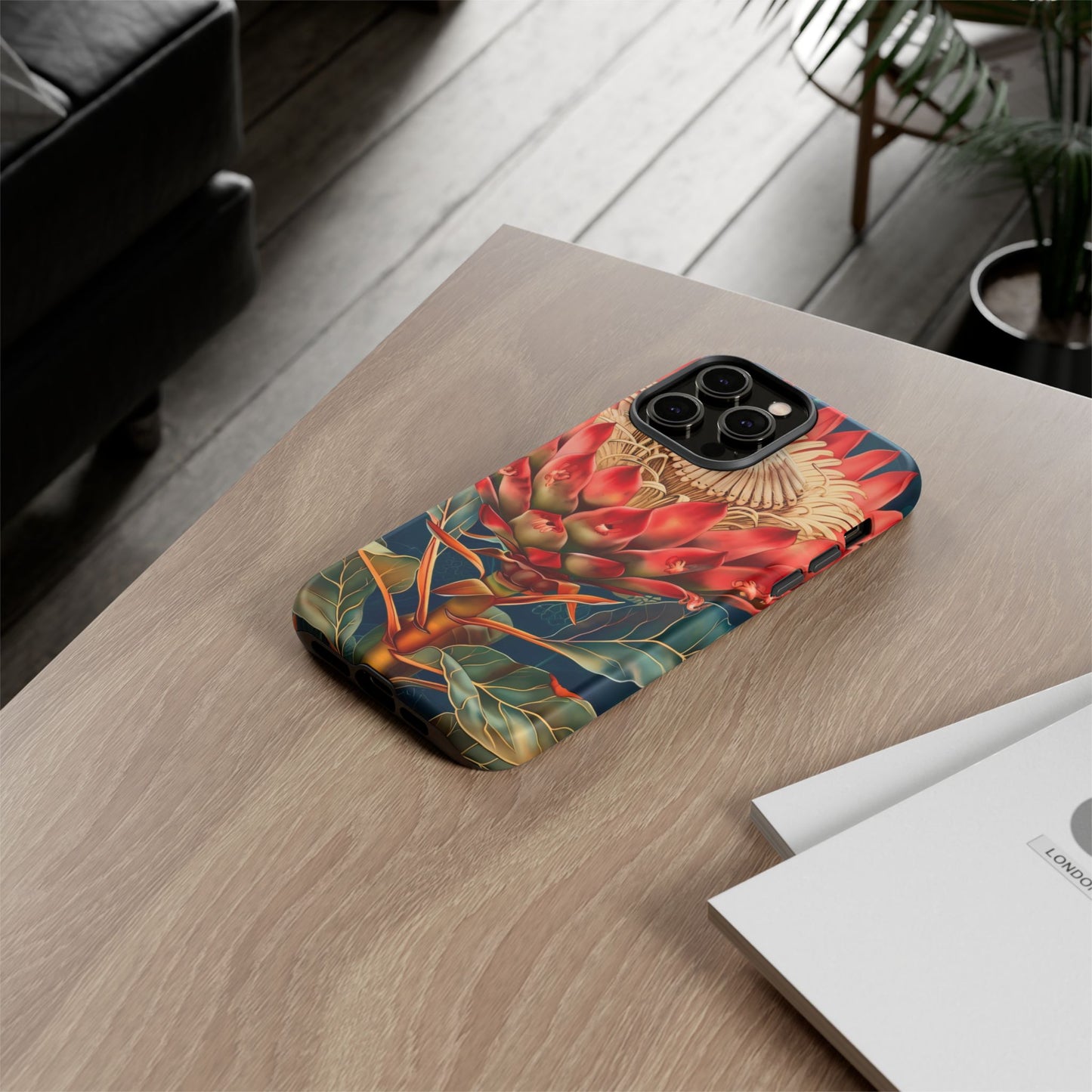 Tough Cases: Vibrant Floral Phone Case, Tough Phone Covers, Floral Art Cases, Nature Design Accessories, Gift for Nature Lovers