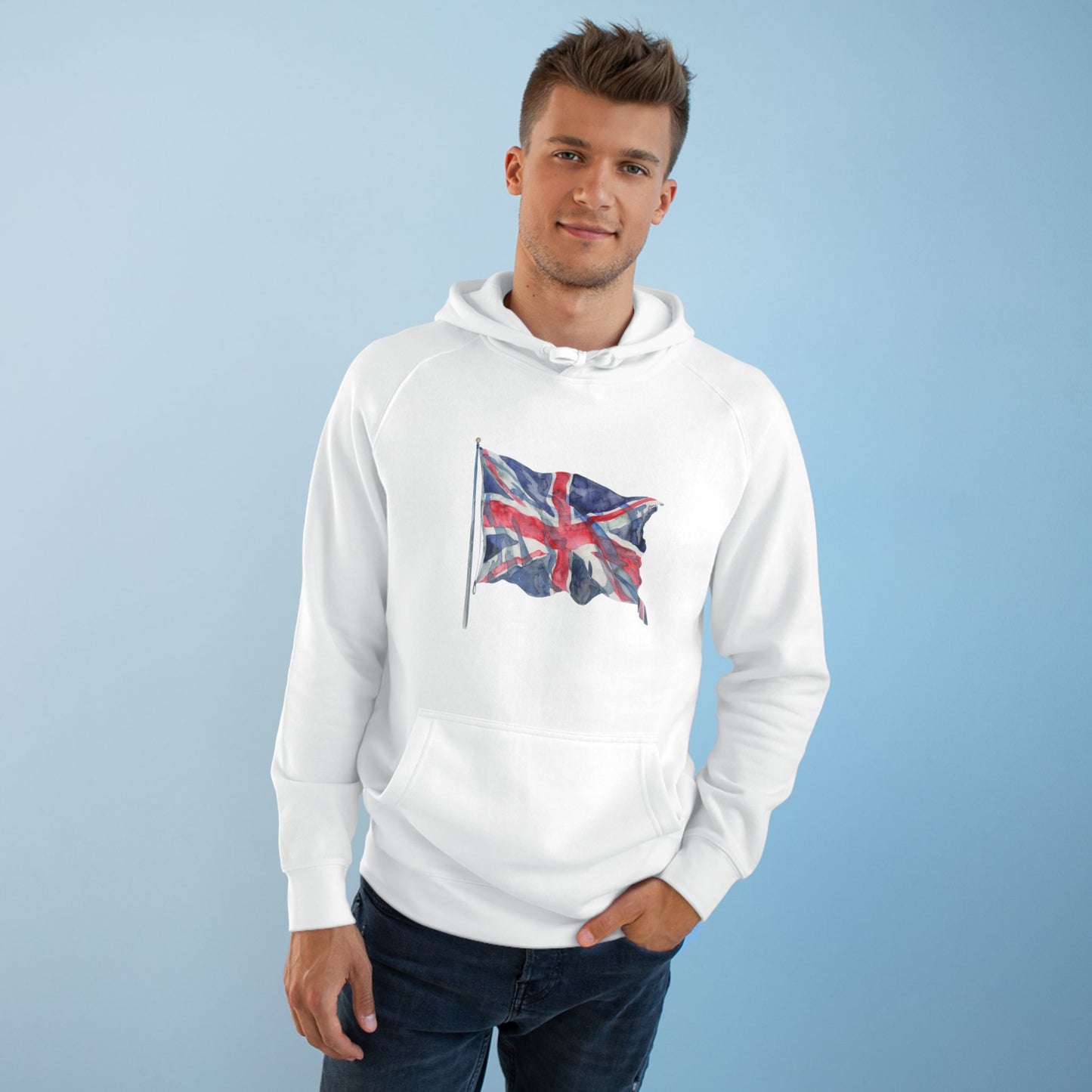 Adorable Unisex Hoodie - British Flag