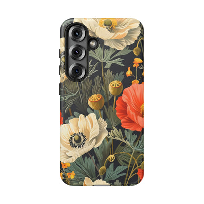 Floral Phone Case - Tough Cases with Vibrant Garden Design, Phone Accessory, Gift for Her, Spring Style, Nature Lover