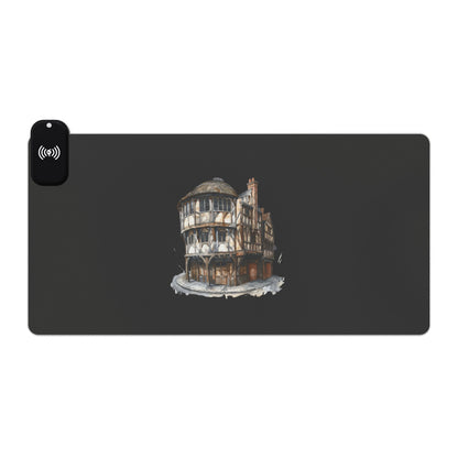 Medieval Timber House – Historical England - LED Wireless Charging Gaming Mouse Pad with Unique Design, Gaming Desk Decor, Cool Gift for Gamers, Home Office Accessory, Tech [...]