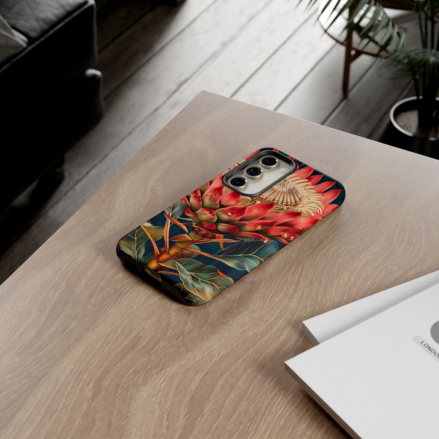 Tough Cases: Vibrant Floral Phone Case, Tough Phone Covers, Floral Art Cases, Nature Design Accessories, Gift for Nature Lovers