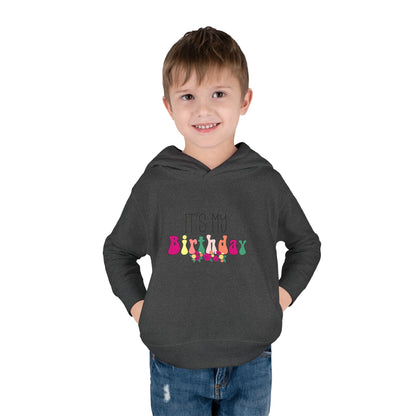 Toddler Birthday Fleece Hoodie - Cute Pullover for Celebrating Special Days