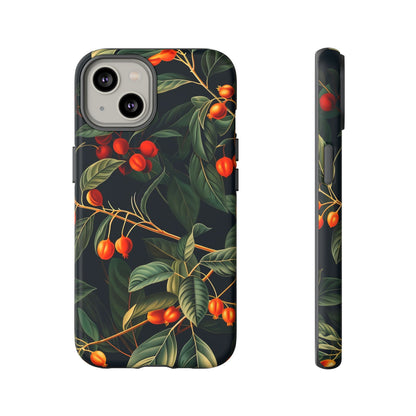 Tough Cases, Floral Phone Case, Nature-Inspired Tech, Unique Gift, Phone Accessory, Botanical Design, Fall Vibes
