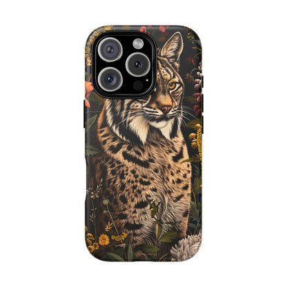 Wildlife Phone Case with Lynx Design, Tough Cases, Animal Lovers Gift, Nature Inspired Accessories, Unique Tech Protection