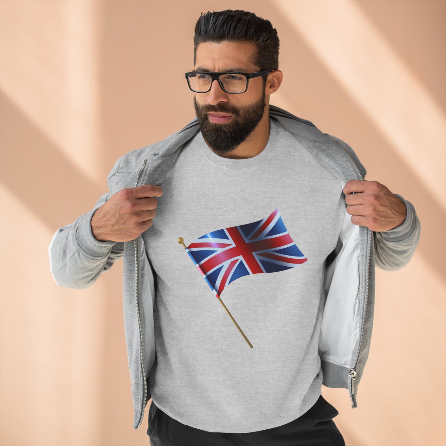 Unisex Crewneck Sweatshirt - Classic UK Flag
